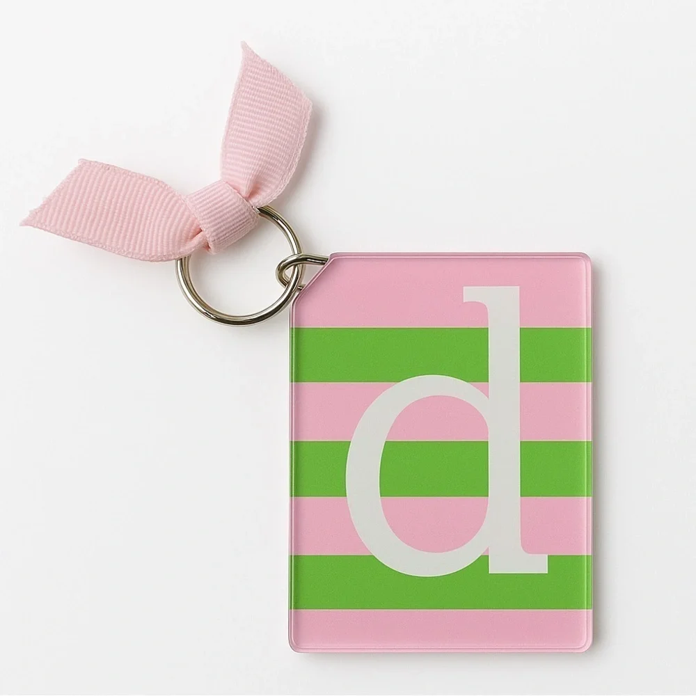 Monogram D Keychain